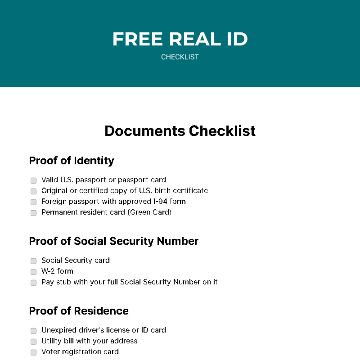 real-id-checklist-template-edit-online-download-example-template