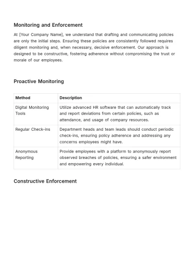 Free Guide to Implementing HR Policies and Procedures Template to Edit Online