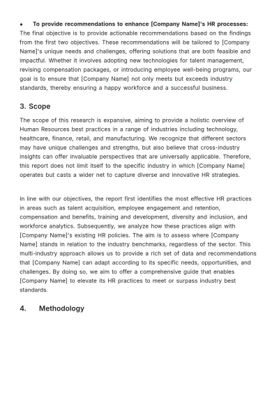 Free Detailed Research on Industry Best HR Practices Template to Edit Online