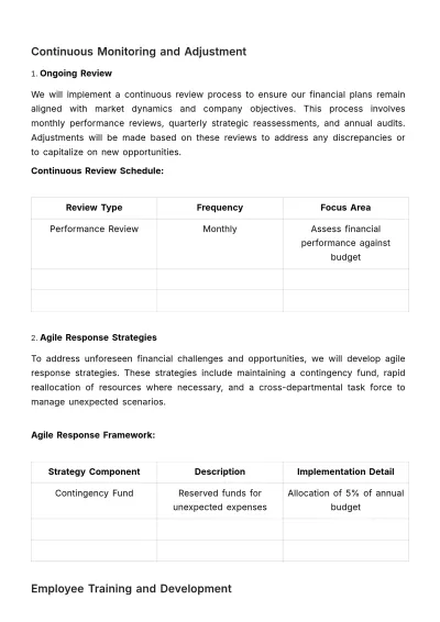Free Finance Budget Implementation Protocol Template to Edit Online