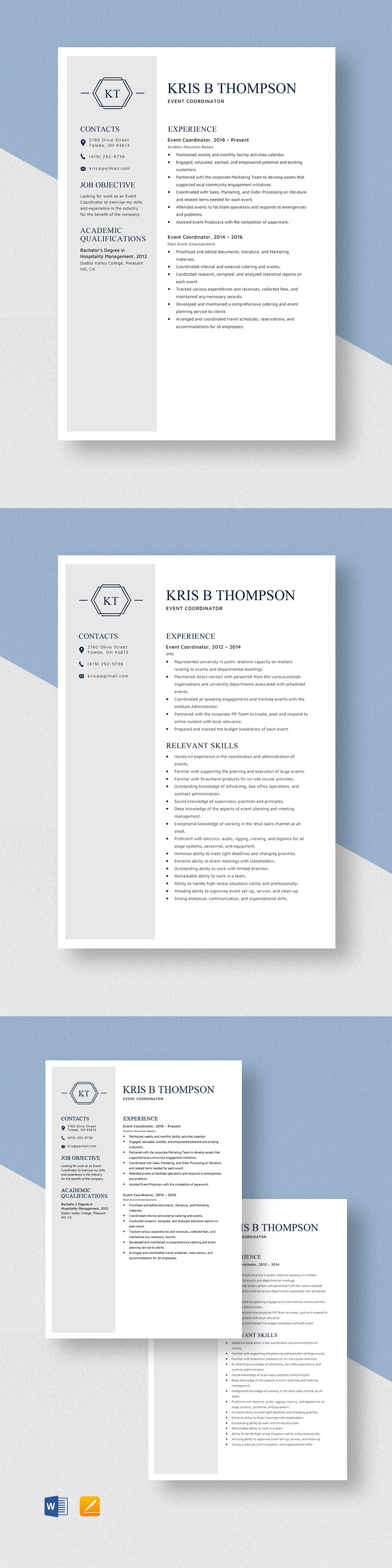 event-sales-coordinator-resume-template-word-apple-pages-template