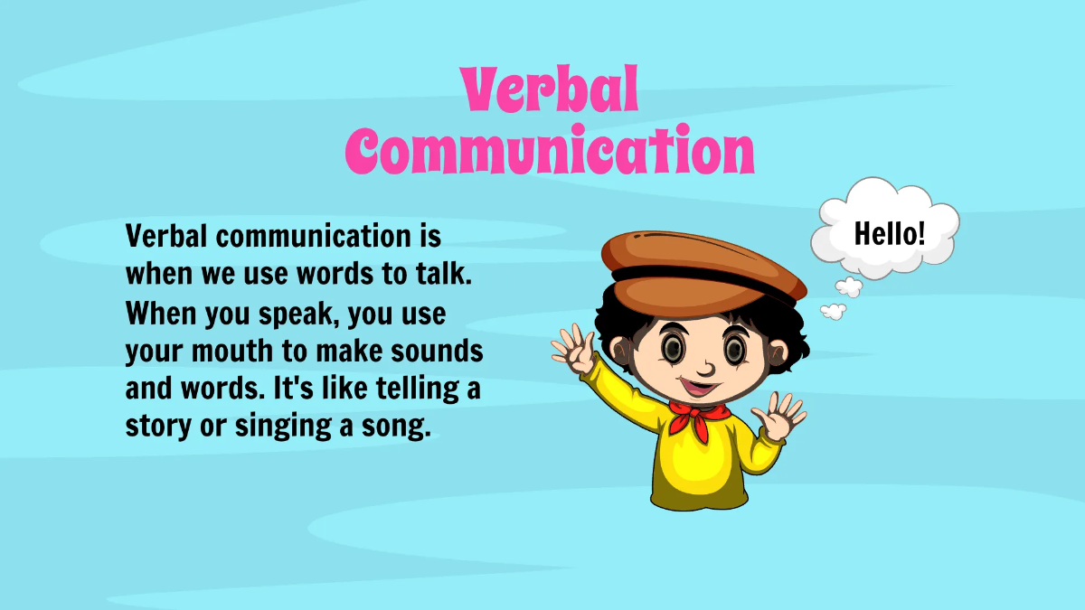 Free Effective Verbal and Non-Verbal Communication Template to Edit Online