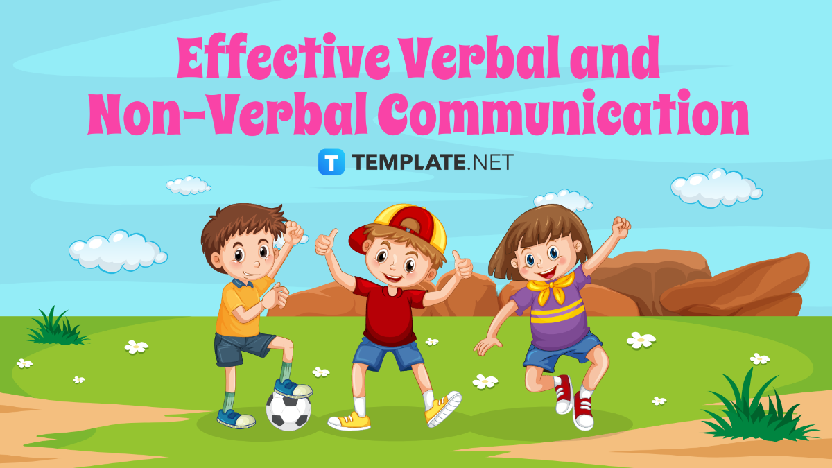 Effective Verbal and Non-Verbal Communication Template