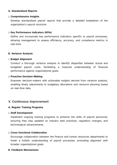 Free Finance Payroll Controlling Plan Template to Edit Online