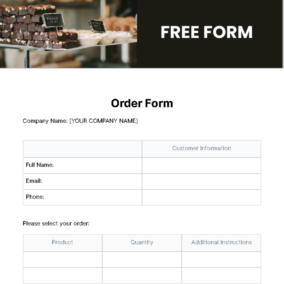 Form Template