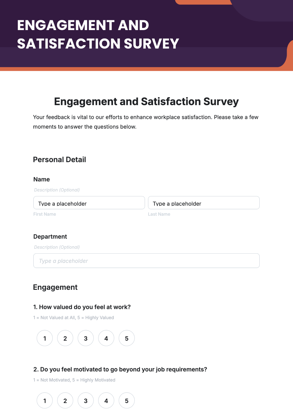 Survey Template