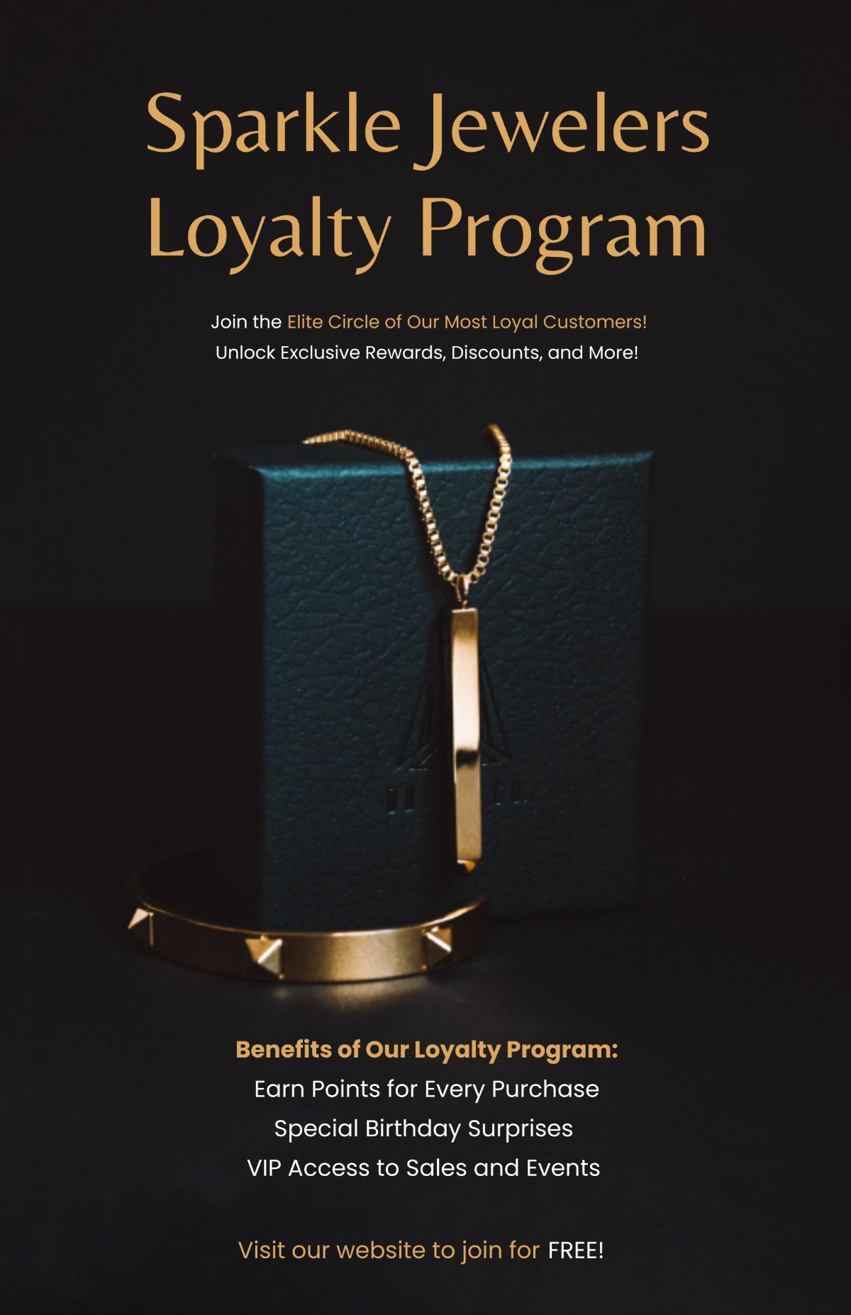 Loyalty Program Launch Poster