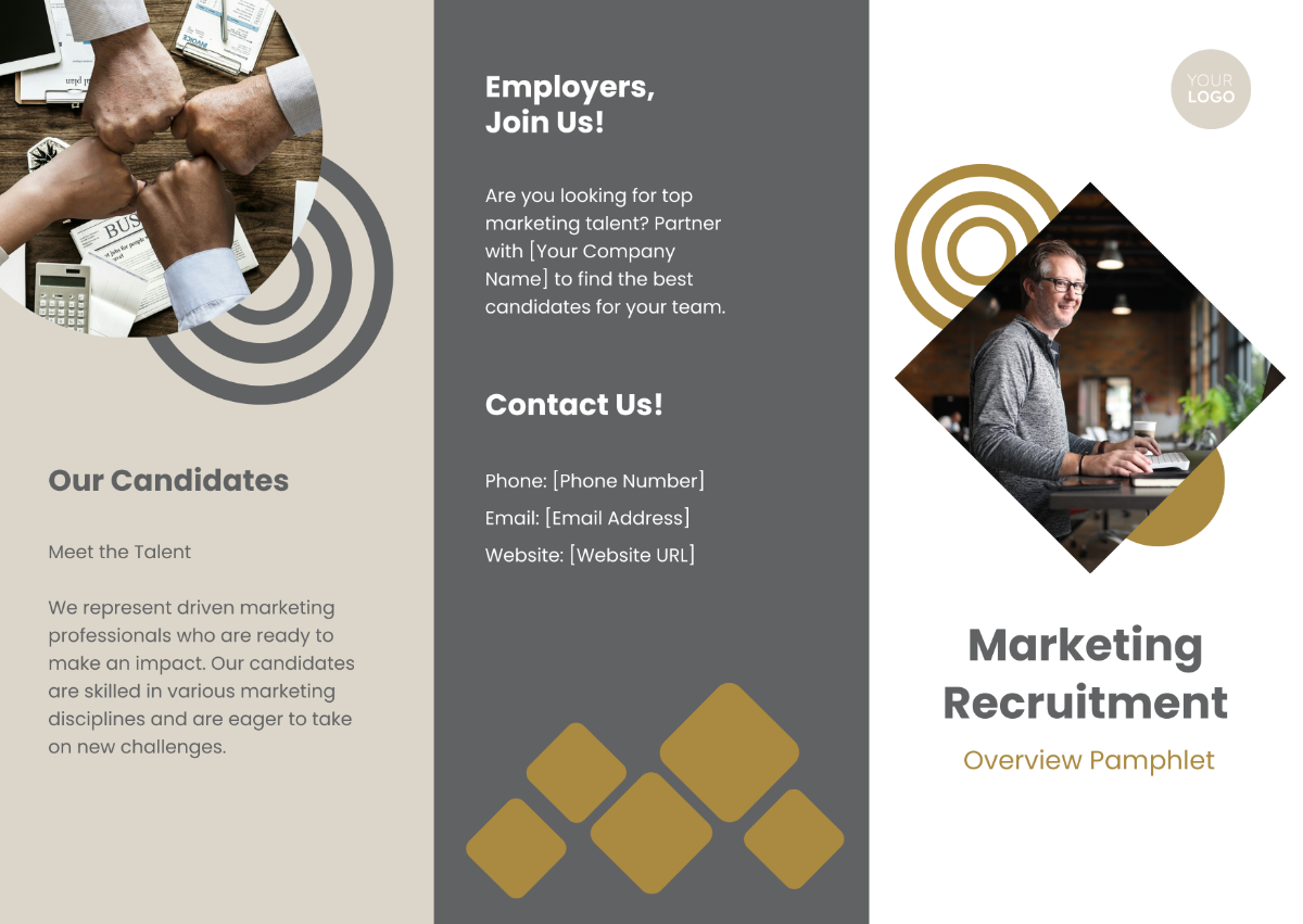 Free Marketing Recruitment Overview Pamphlet Template
