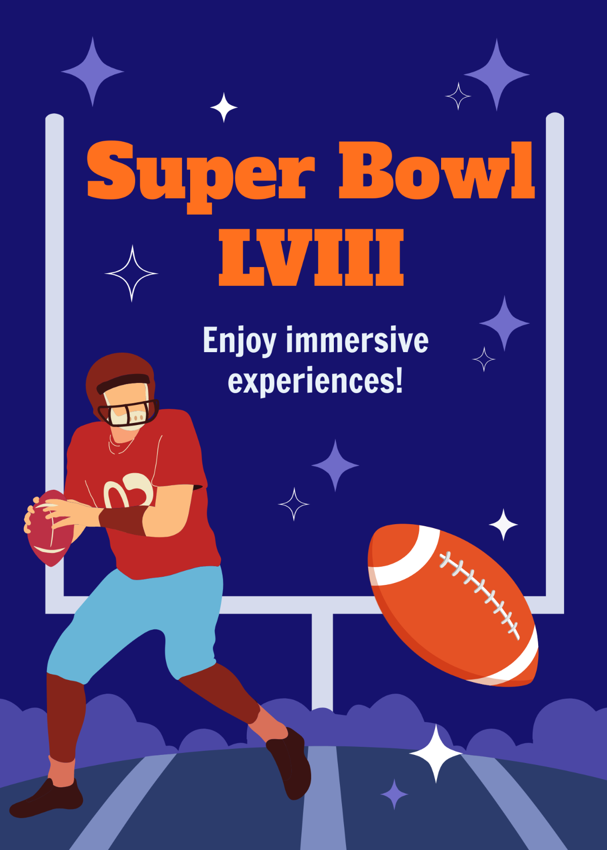 Super Bowl Invitation Template