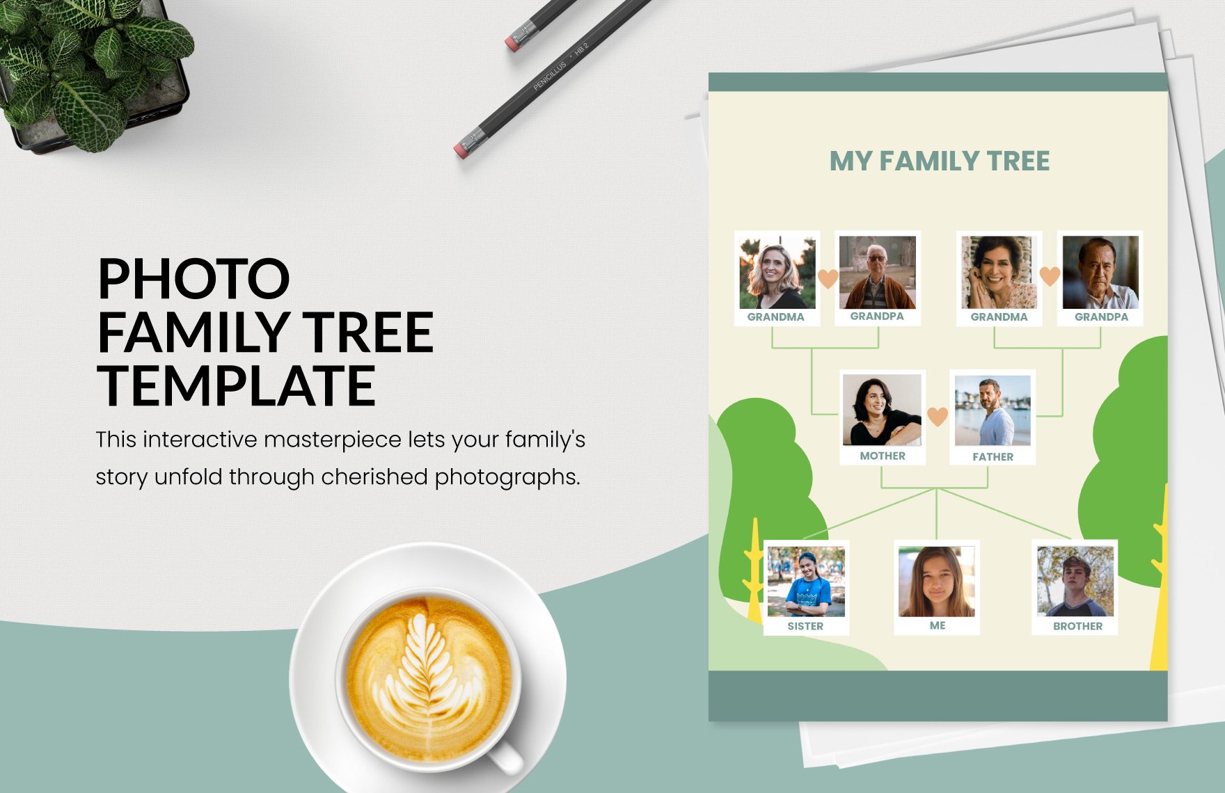 Photo Family Tree Template