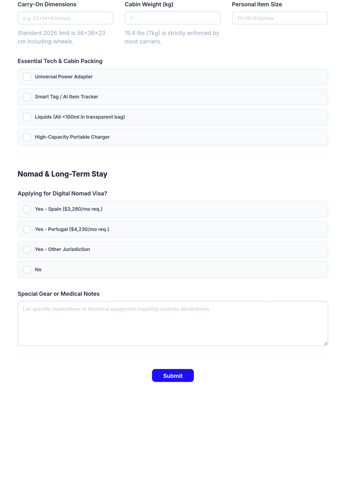 Free International Backpacking Checklist Template & AI Maker Free International Backpacking Checklist Template & AI Maker