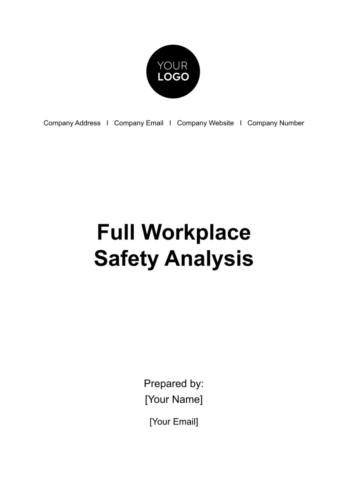 Full Workplace Safety Analysis HR Template - Edit Online & Download