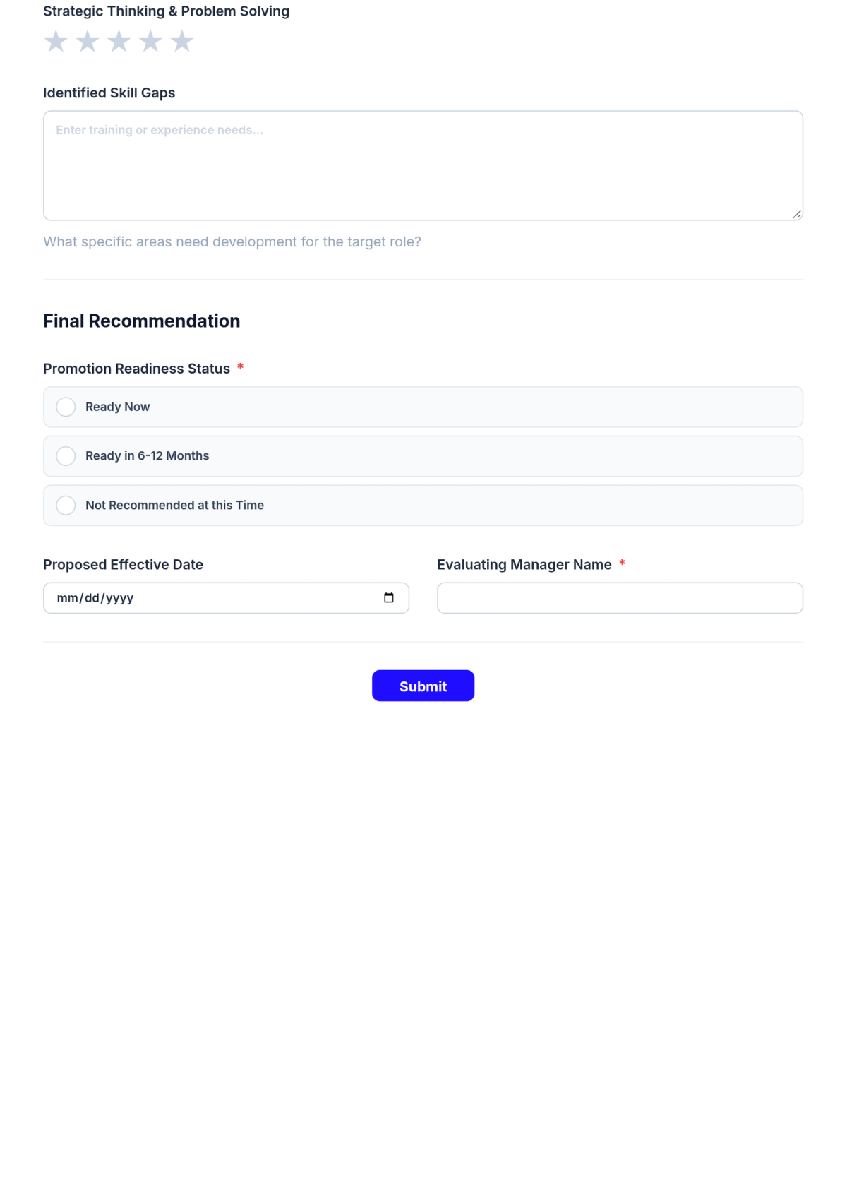 Free Promotion Readiness Checklist HR Template & AI Maker Free Promotion Readiness Checklist HR Template & AI Maker