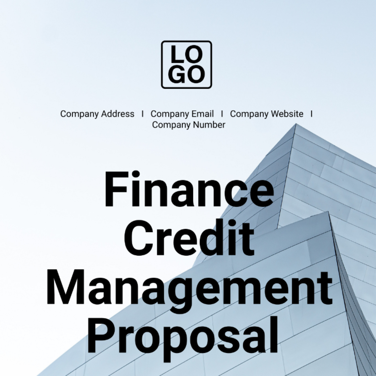 Finance Credit Management Proposal Template