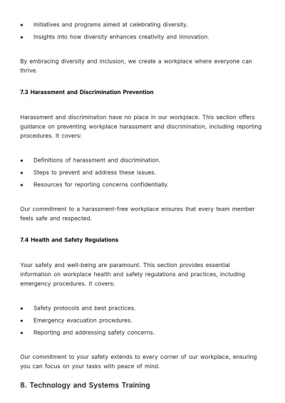 Free Comprehensive Training Manual HR Template to Edit Online
