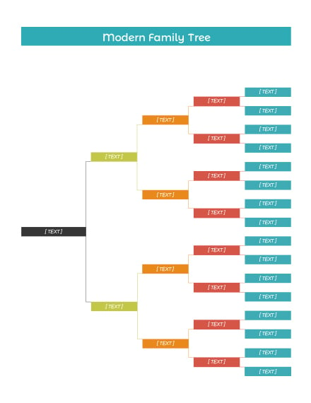 Free Blended Family Tree Template in Microsoft Word, Apple Apple Pages ...