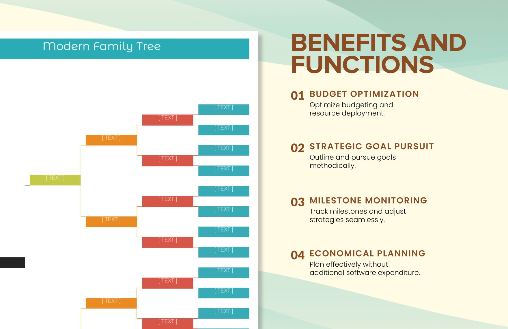 Modern Family Tree Template