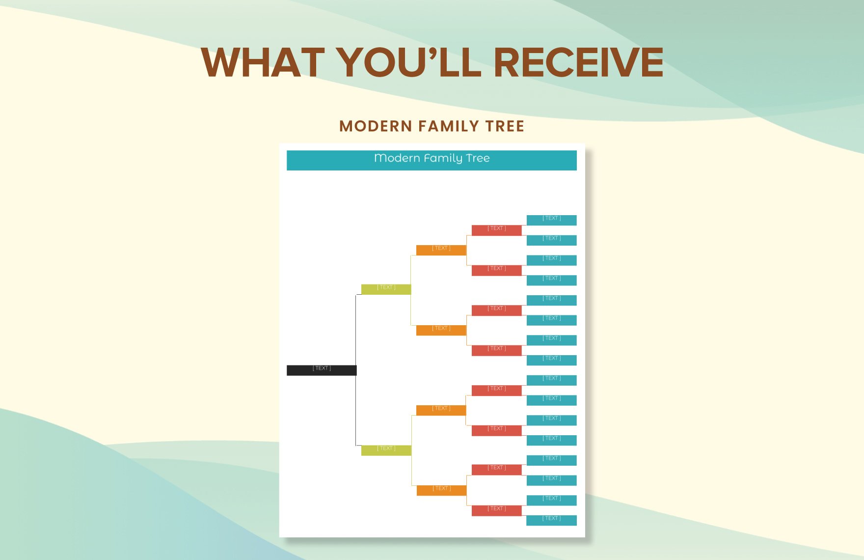 Modern Family Tree Template