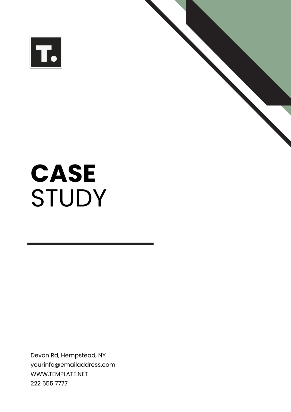 Case Study Template - Edit Online & Download