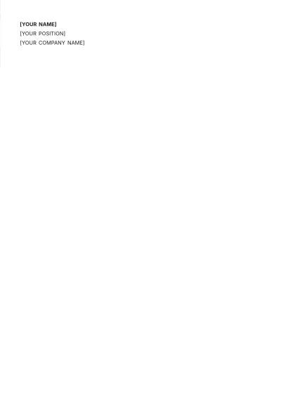 Free Employment Motivational Letter Template to Edit Online