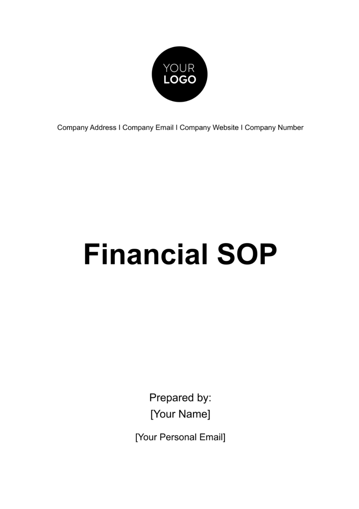 Financial SOP Template - Edit Online & Download