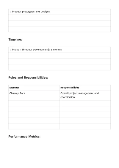 Free Project-based Performance Assessment HR Template to Edit Online