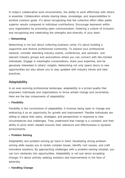 Free Soft Skills Training Guide HR Template to Edit Online