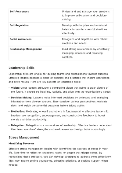 Free Soft Skills Training Guide HR Template to Edit Online