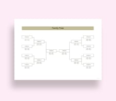 family tree word template