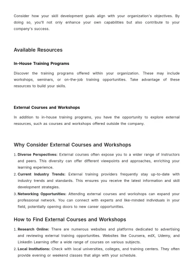 Free Employee Retraining and Skill Upgrade Guide HR Template to Edit Online