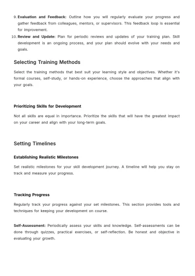 Free Employee Retraining and Skill Upgrade Guide HR Template to Edit Online