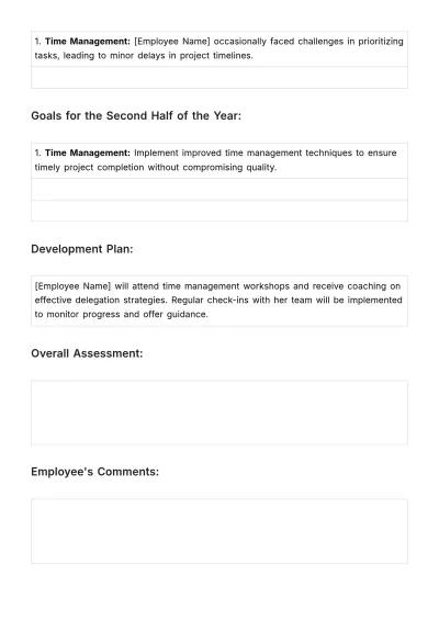 Free Performance Calibration HR Template to Edit Online
