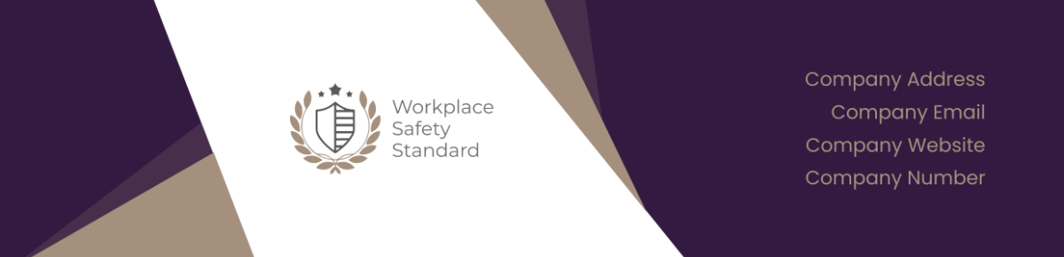 Workplace Safety Standard Header Template