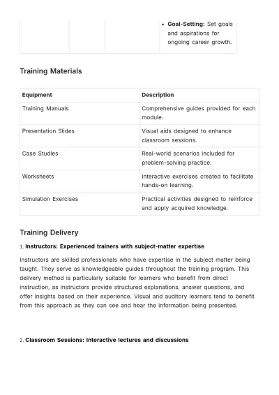 Free Hands-on & Practical Training Guide HR Template to Edit Online