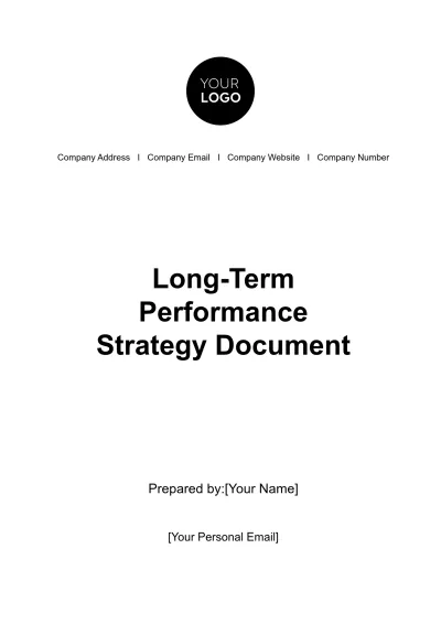 Free Long-Term Performance Strategy Document HR Template to Edit Online