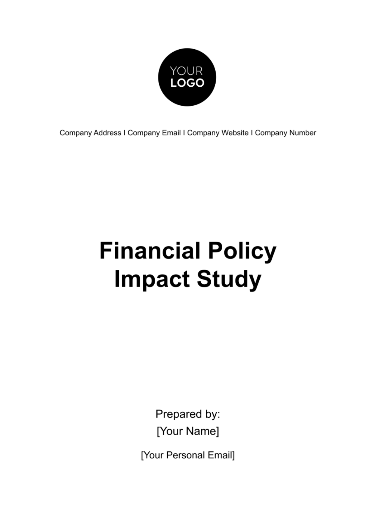 Financial Policy Impact Study Template - Edit Online & Download