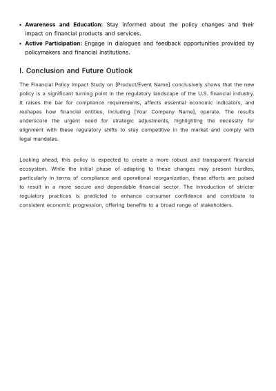 Free Financial Policy Impact Study Template to Edit Online