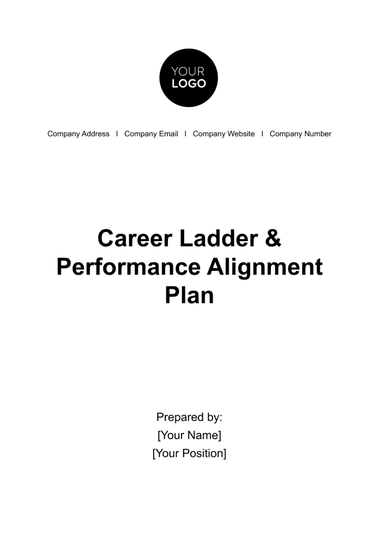 Career Ladder & Performance Alignment Plan HR Template - Edit Online & Download