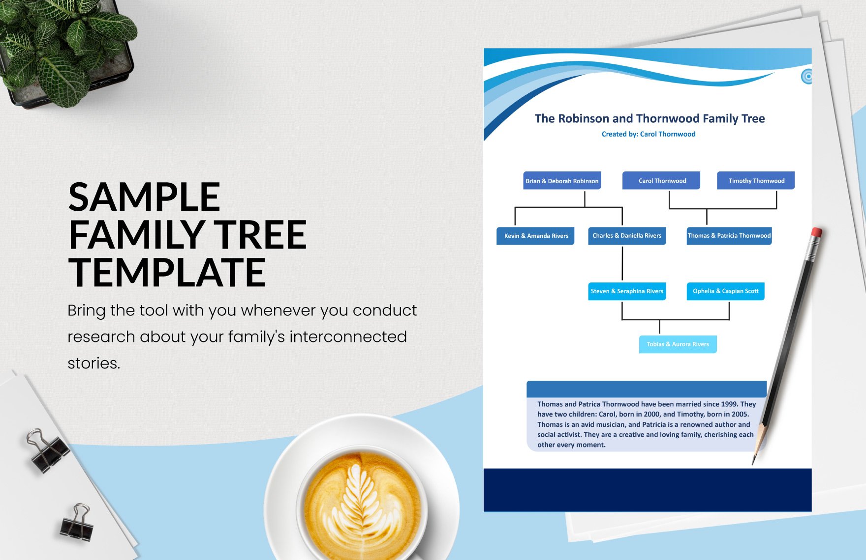 Sample Family Tree Template in Word, Google Docs, PDF