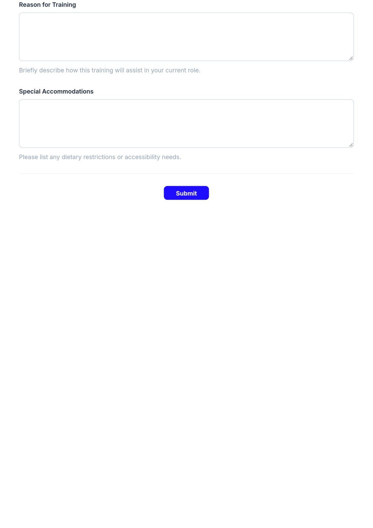 Free Specialized Training Registration Form HR Template & AI Maker Free Specialized Training Registration Form HR Template & AI Maker