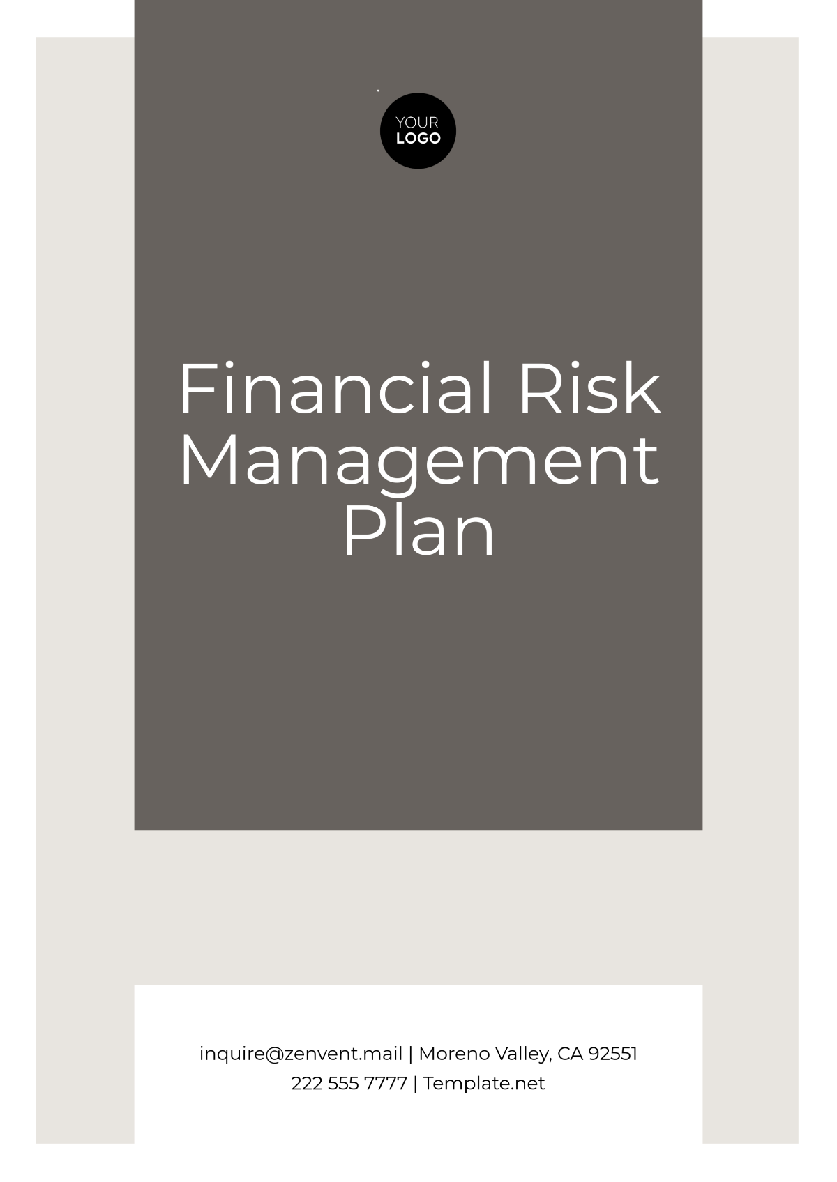 Free Financial Risk Management Plan Template To Edit Online