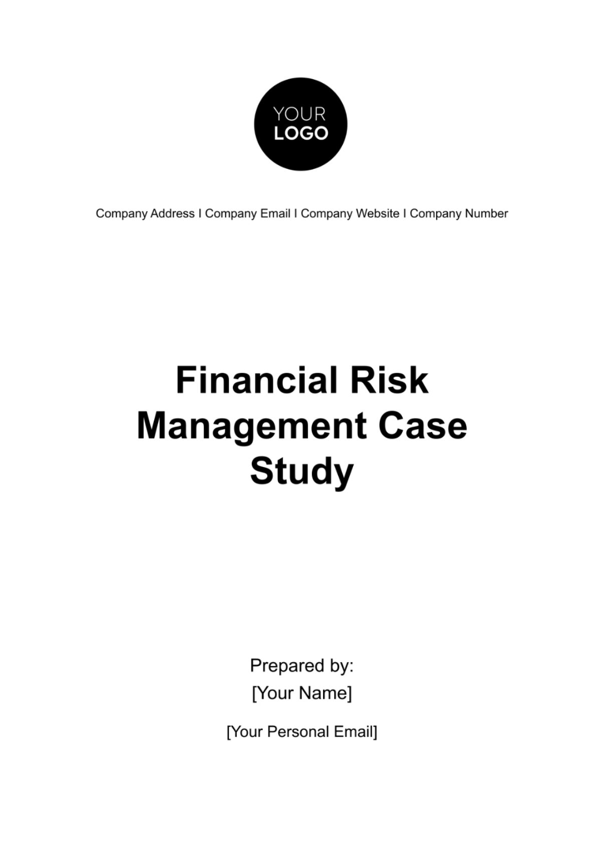 financial risk management case study