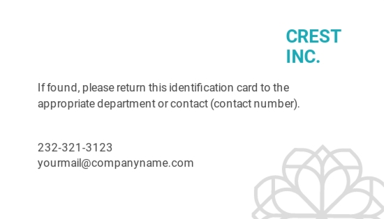 Blank Healthcare ID Card Template 1.jpe