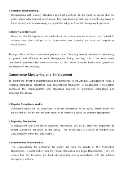 Free Account Management Template to Edit Online