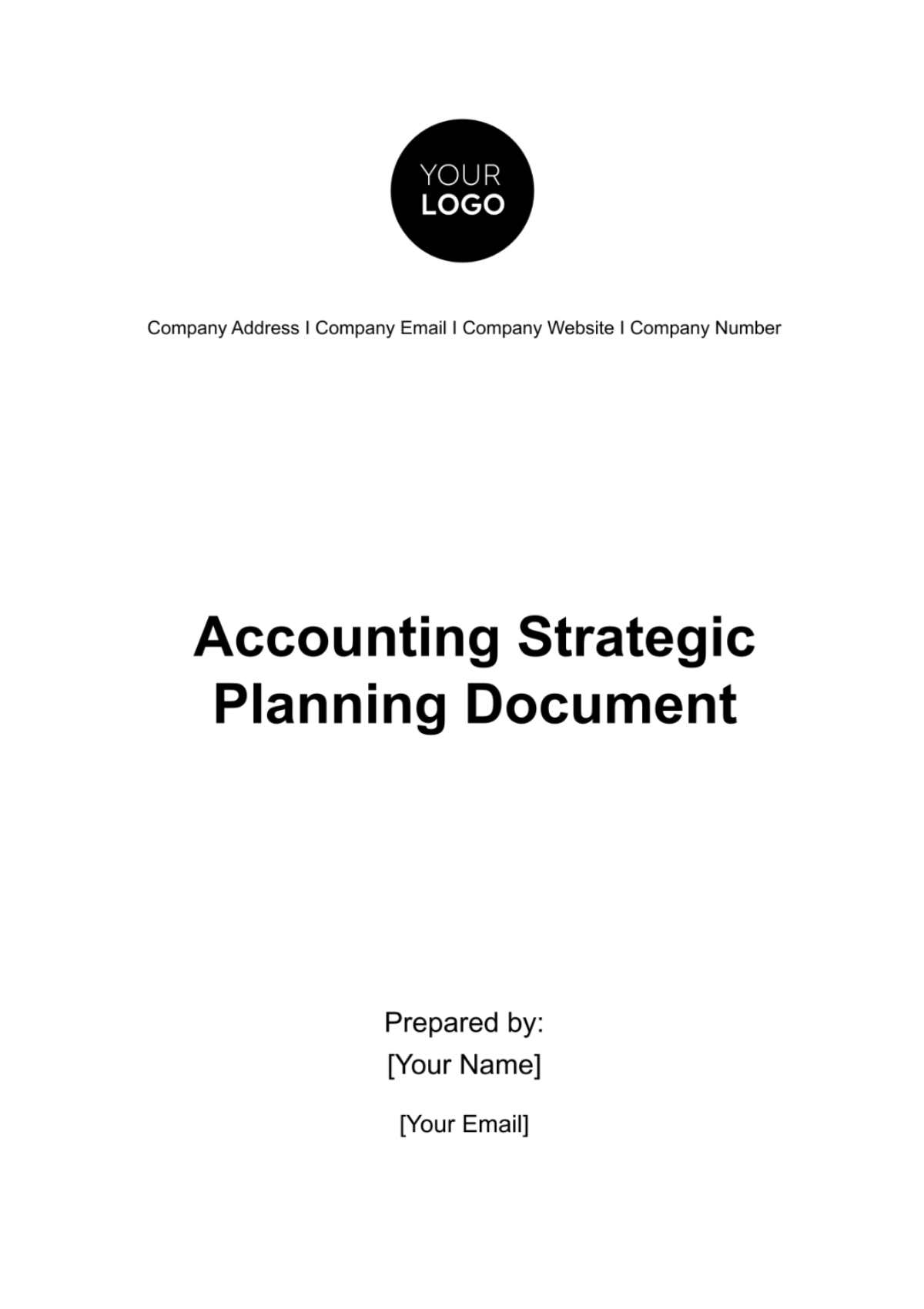 Accounting Strategic Planning Document Template - Edit Online & Download