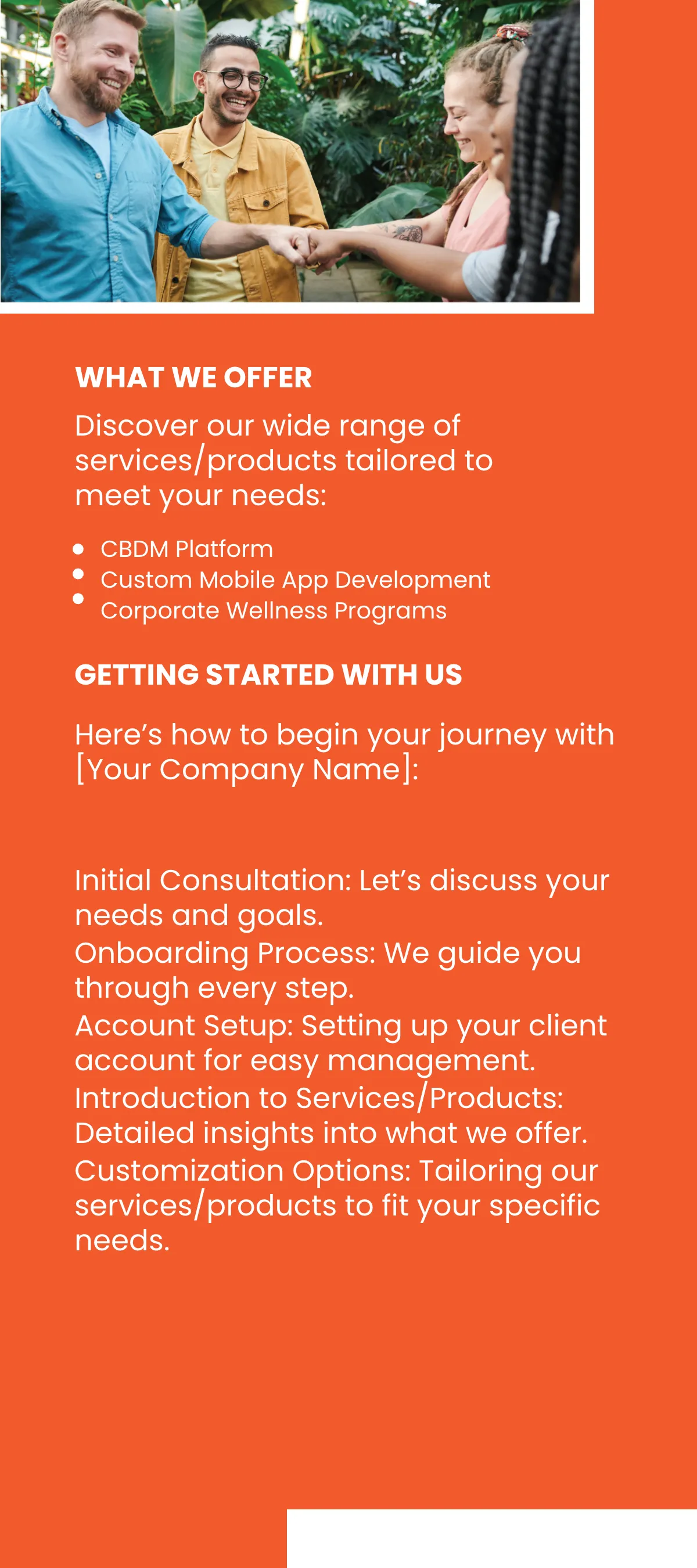 Free New Client Orientation Rack Card Template to Edit Online