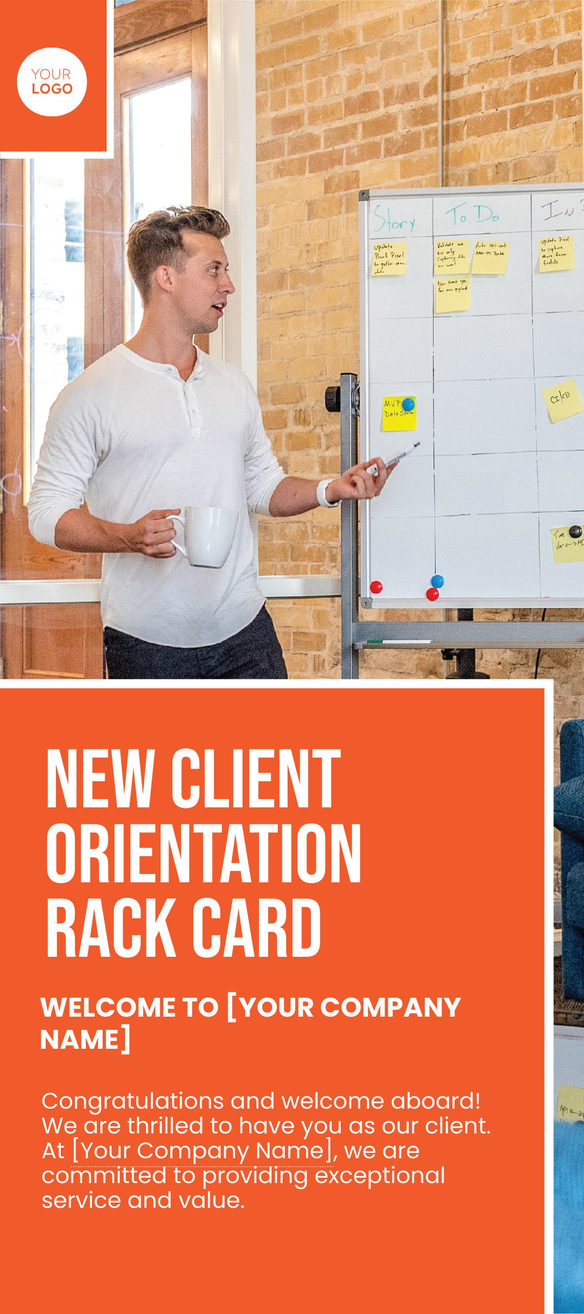 New Client Orientation Rack Card