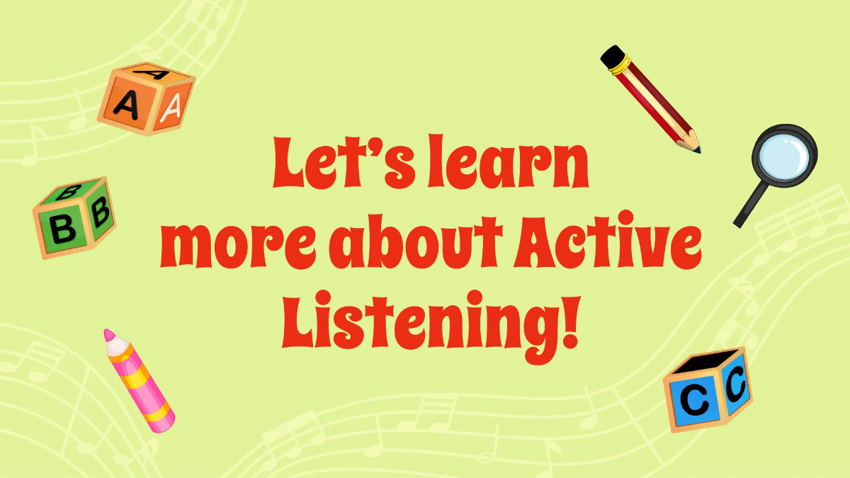 Free Active Listening Skills Template to Edit Online