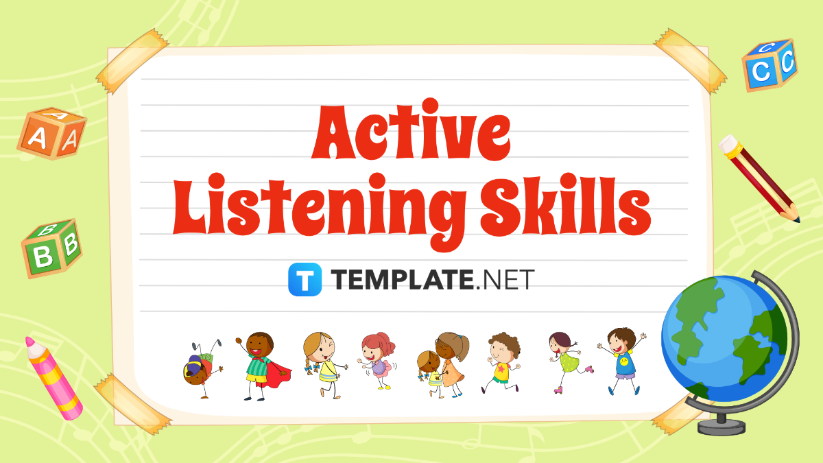 Active Listening Skills Template