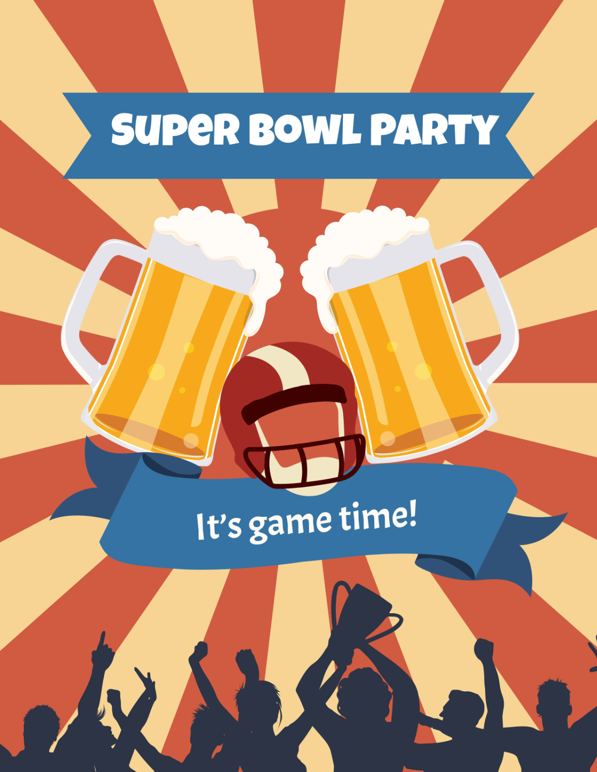 Super Bowl Party Template